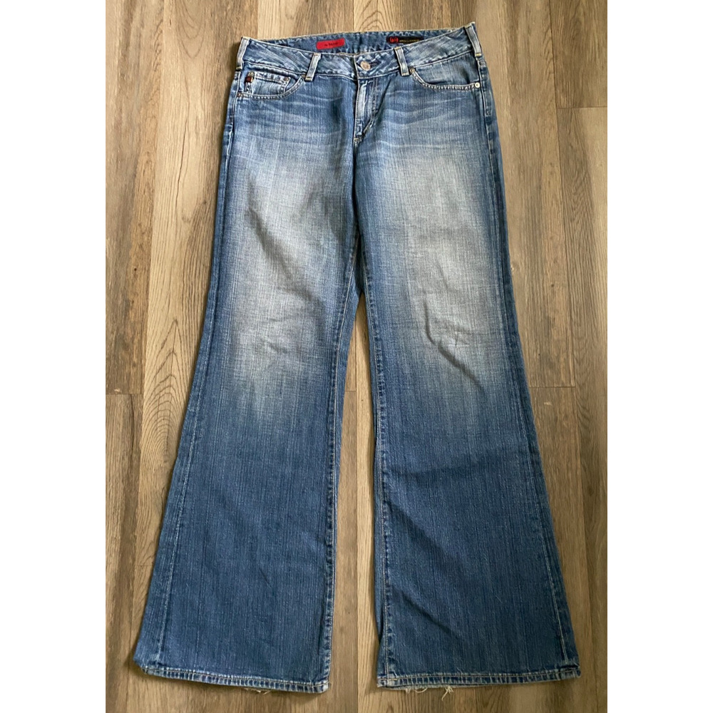 Adriano Goldschmied AG The Mona Y2K Wide Leg Womens 32R Low Rise Jeans